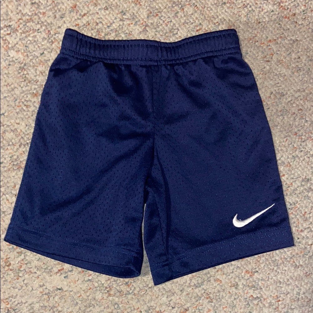 Nike Blue Athletic Shorts Elastic Waistband